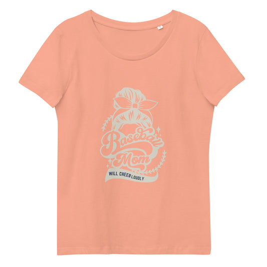 Baseball Mom - mom/mother baseball - Women's fitted eco tee